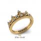 Авторское кольцо-корона Siena с камнями спереди