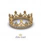 Роскошное авторское кольцо-корона Eden с камнями по ободку