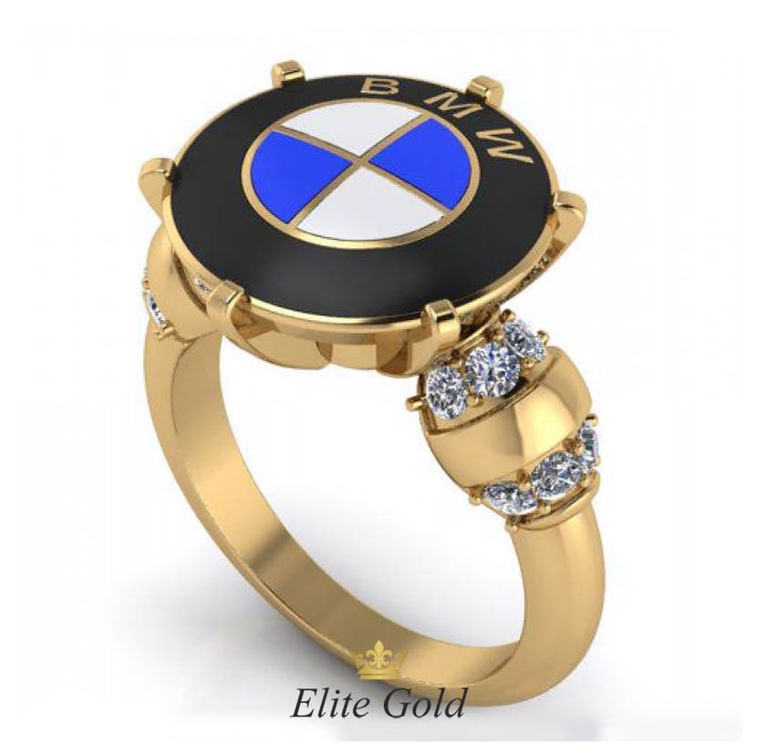 BMW X5 ring with enamel and stones buy from 48697 грн | EliteGold