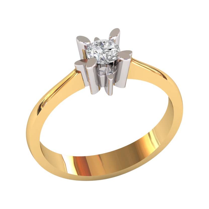 кольцо для помолвки солитер