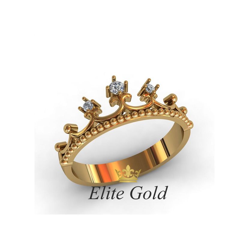 недорогое кольцо корона