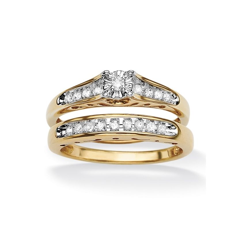 двойное кольцо сет для невесты