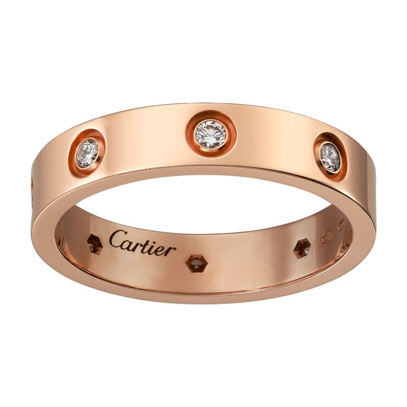 ​Кольцо в стиле Cartier Love Small в красном золоте