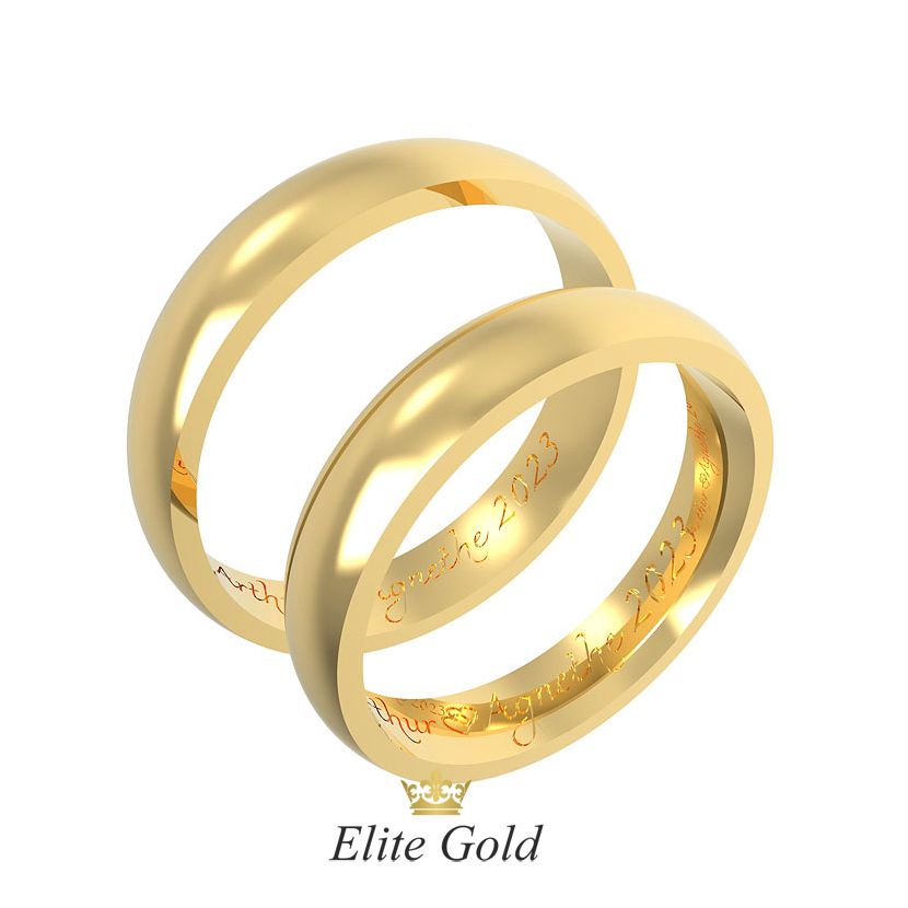 Классические кольца в белом золоте