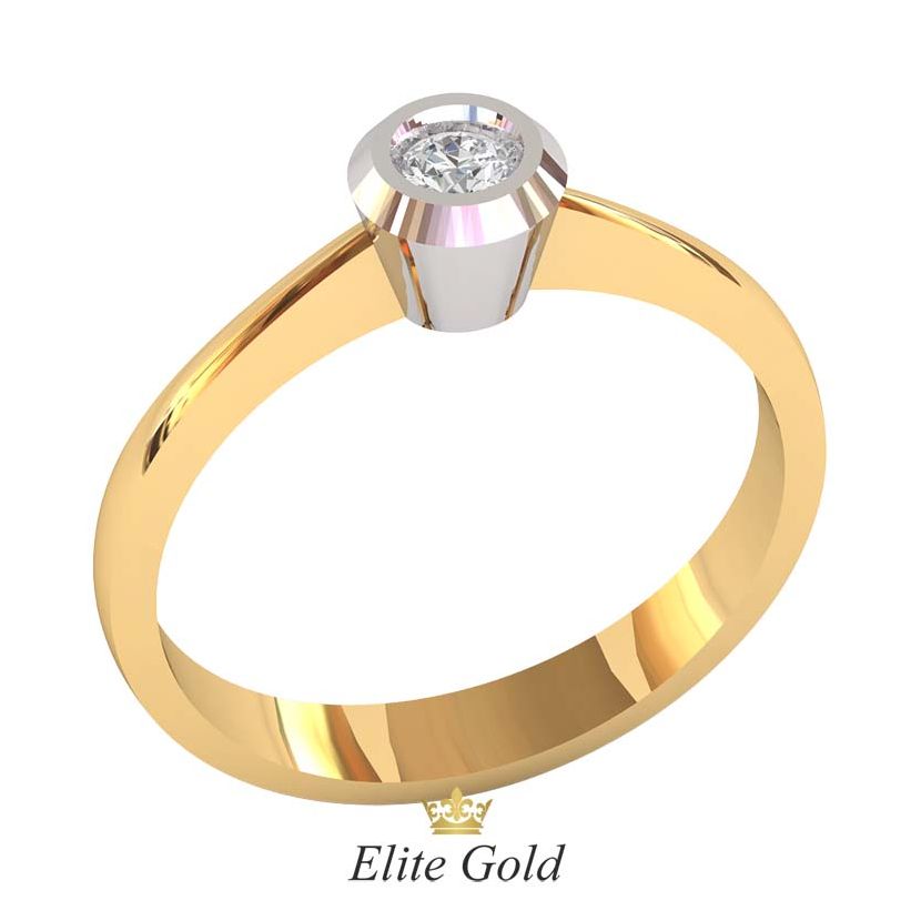 кольцо Solana в 2 цветах золота