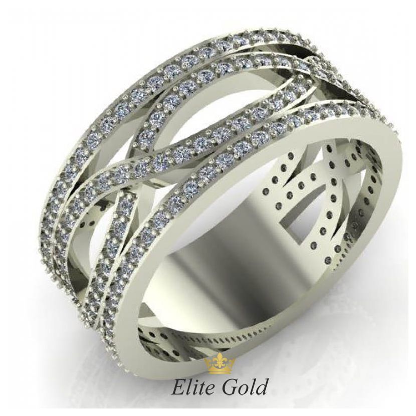 Золотое женское кольцо Odelia в камнях