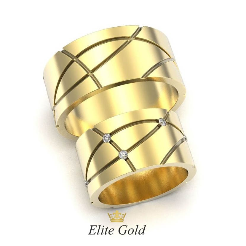 Золотые обручальные кольца Paladia