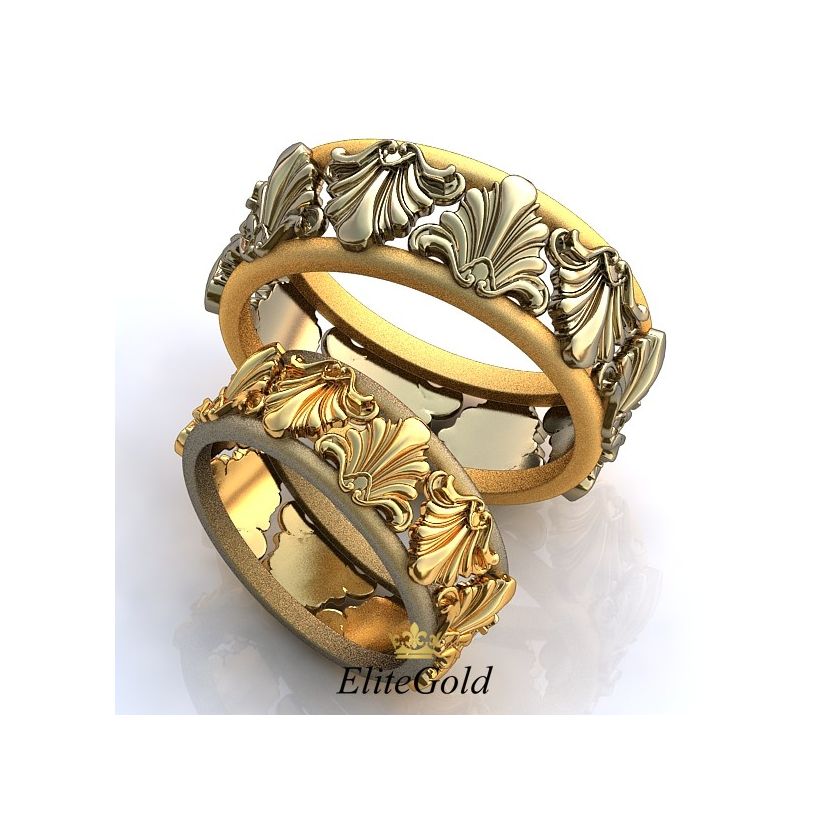 Роскошные обручальные кольца Cuadro в стиле Барокко