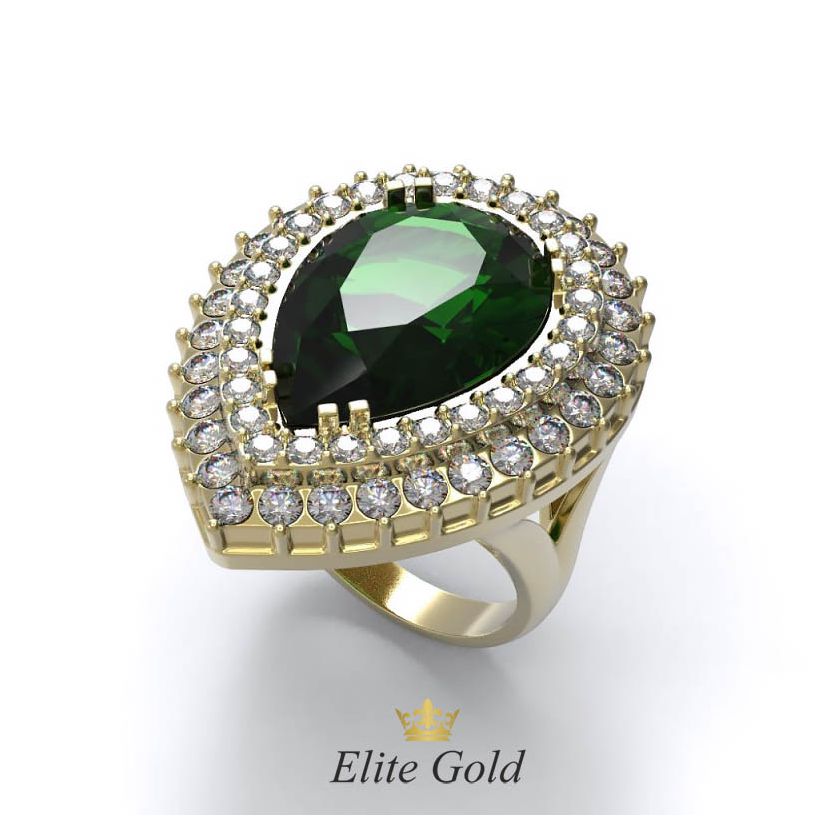 Эксклюзивное женское кольцо Eliza с крупным камнем