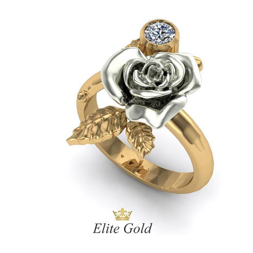 Эксклюзивное кольцо Rosa selvatica