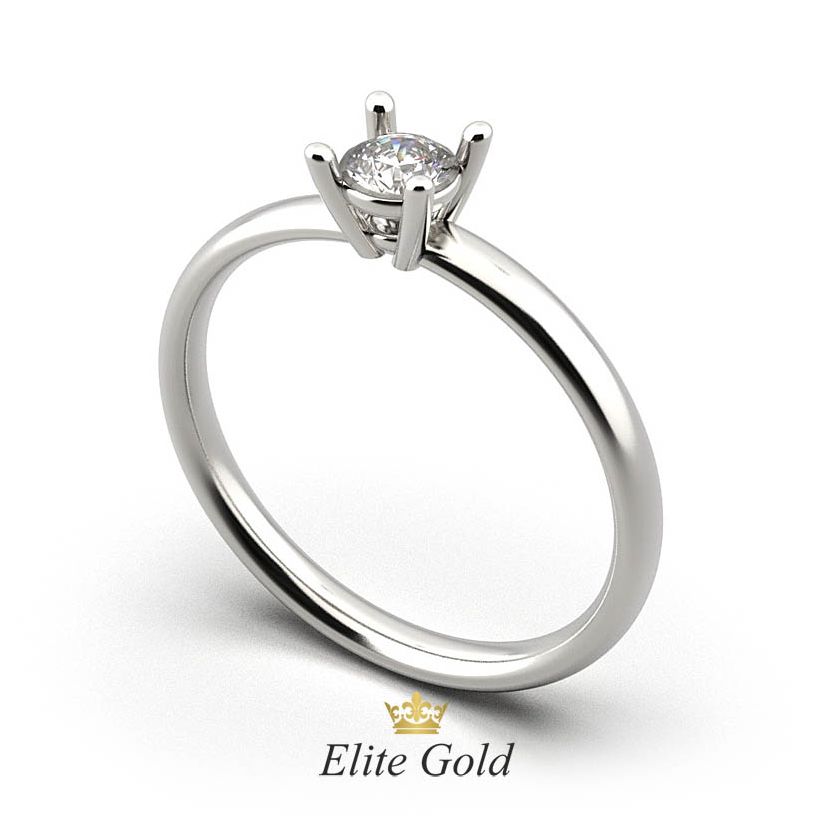 кольцо Coraline в белом золоте 585