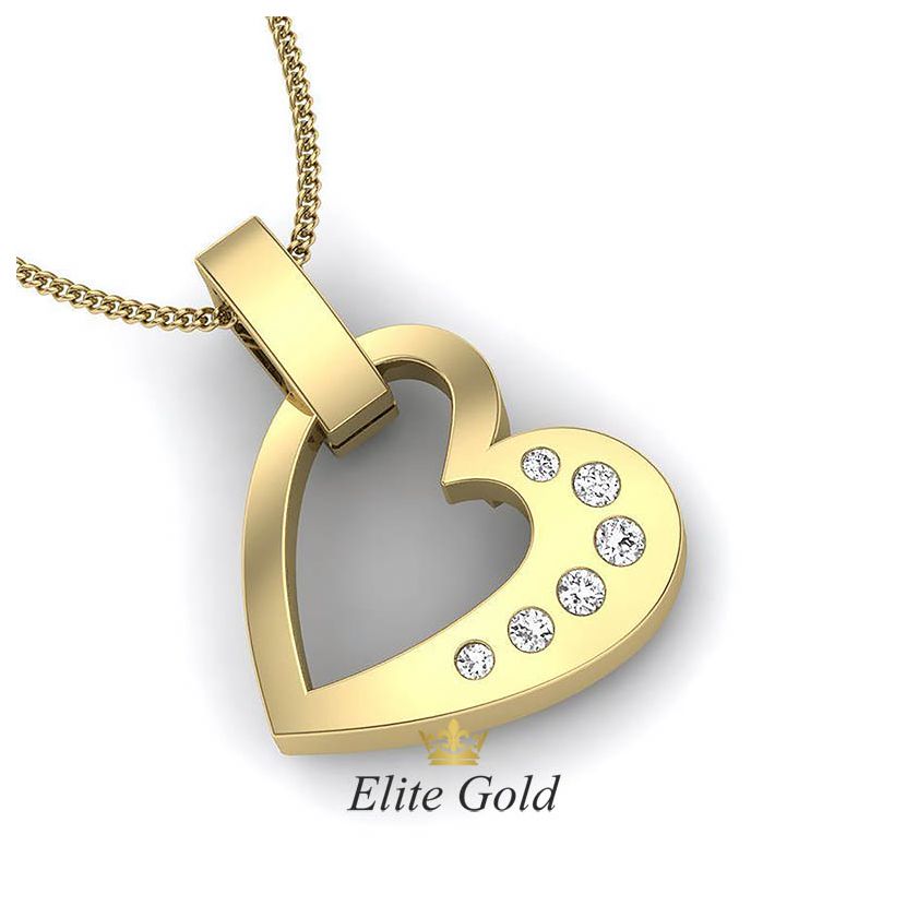 Bespoke Diamond Heart necklace